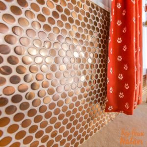 Metal Copper 3 / 4 Circles