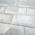 Beveled White Carrara 3X6 Polished