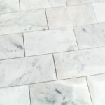 Beveled White Carrara 3X6 Polished