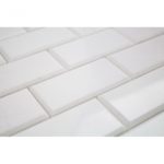 White Thassos 2X4 Beveled Brick