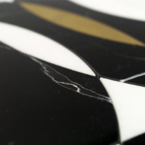 Kaleidoscope Mystique – Nero Marquina, White Thassos