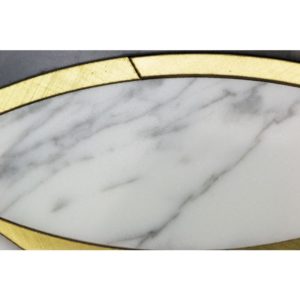 Kaleidoscope Oblique- Calacatta, Nero Marquina