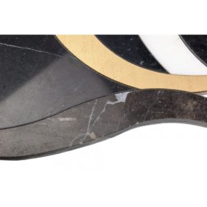 Mj Careen – Nero Marquina, Saint Laurent, Brass Asian Statuary