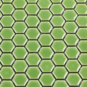Simple Rimmed Hexagon Key Lime