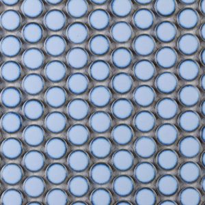 Simple Rimmed Penny Rounds Azure