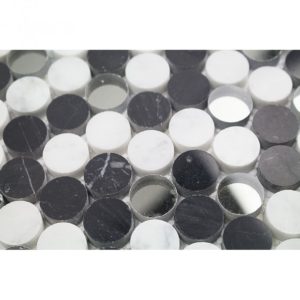Vision Circles Nero Marquina & White Carrara With Mirror