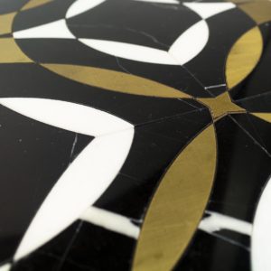 Kaleidoscope Mystique – Nero Marquina, White Thassos