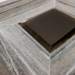 Tonya Comer Boulevard Tennessee Taupe 16″ X16″ With Bronze Mirror Insert