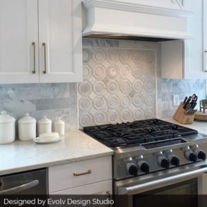 Omni Hex White Carrara Super White Polished Line