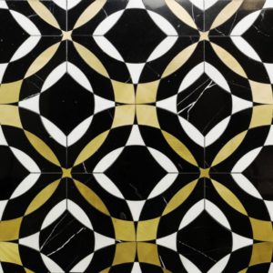 Kaleidoscope Mystique – Nero Marquina, White Thassos