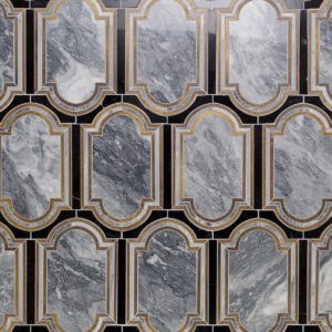 Ornato Messina – Bardiglio Imperial, Brass  Jade