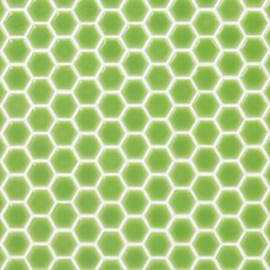 Simple Rimmed Hexagon Key Lime