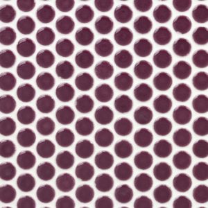 Simple Rimmed Penny Rounds Plum