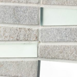 Vision Trapezoid White Quartz With Mirror
