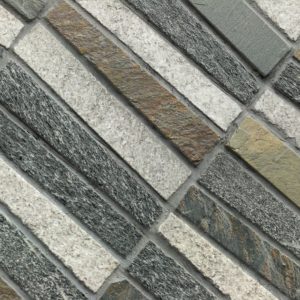Vision Trapezoid Black, White & Multicolored Quartz