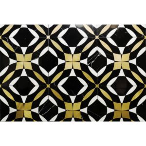 Kaleidoscope Mystique – Nero Marquina, White Thassos