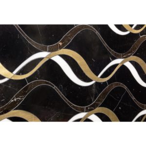Mj Careen – Nero Marquina, Saint Laurent, Brass Asian Statuary