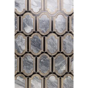Ornato Messina – Bardiglio Imperial, Brass  Jade