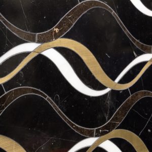 Mj Careen – Nero Marquina, Saint Laurent, Brass Asian Statuary