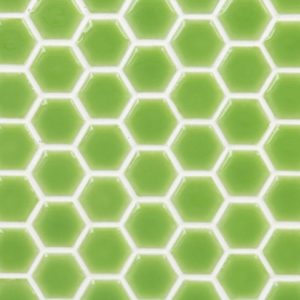 Simple Rimmed Hexagon Key Lime
