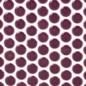 Simple Rimmed Penny Rounds Plum