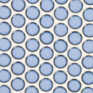 Simple Rimmed Penny Rounds Azure