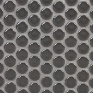Simple Rimmed Penny Rounds Charcoal