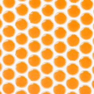Simple Rimmed Penny Rounds Tangerine