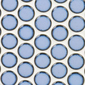 Simple Rimmed Penny Rounds Azure