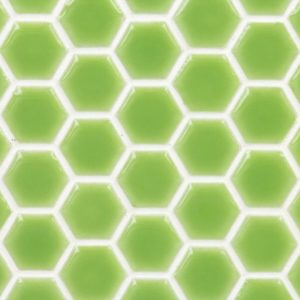 Simple Rimmed Hexagon Key Lime