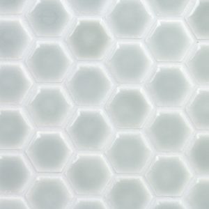 Simple Rimmed Hexagon Mist Gray