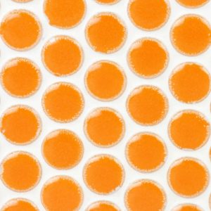 Simple Rimmed Penny Rounds Tangerine