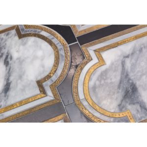 Ornato Messina – Bardiglio Imperial, Brass  Jade
