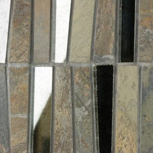 Vision Trapezoid Multicolored Quartz With Antique Mirror