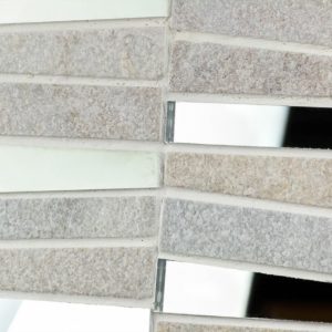 Vision Trapezoid White Quartz With Mirror