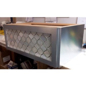 Mj Vision Lantern White Quartz With Antique Mirror Line