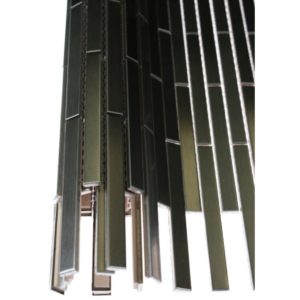 Metal Stainless 3 / 8X 4 Brick