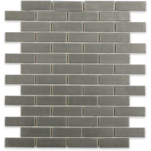 Metal Stainless 0.75X2.5 Classic Brick