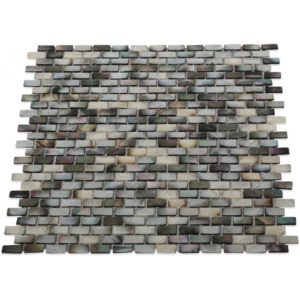 Pearl Brick Black Lip Semi-Precious