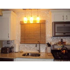 Pearl White Flat 1X1 Squares