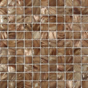 Pearl Brown Shell 1X1 Squares
