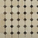 Octagon Crema Marfil With Dark Emperador
