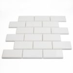 White Thassos 2X4 Beveled Brick