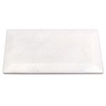 White Thassos Beveled Edge 3X6 Polished