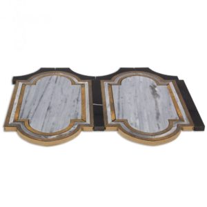 Ornato Messina – Bardiglio Imperial, Brass  Jade