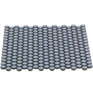 Simple Rimmed Penny Rounds Azure