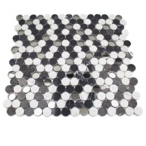 Vision Circles Nero Marquina & White Carrara With Mirror