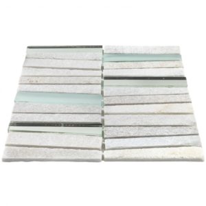 Vision Trapezoid White Quartz With Mirror