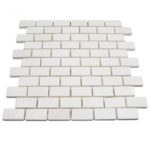 White Thassos 1X2 Brick