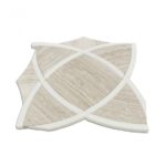 Zephyr Wooden Beige White Thassos Line